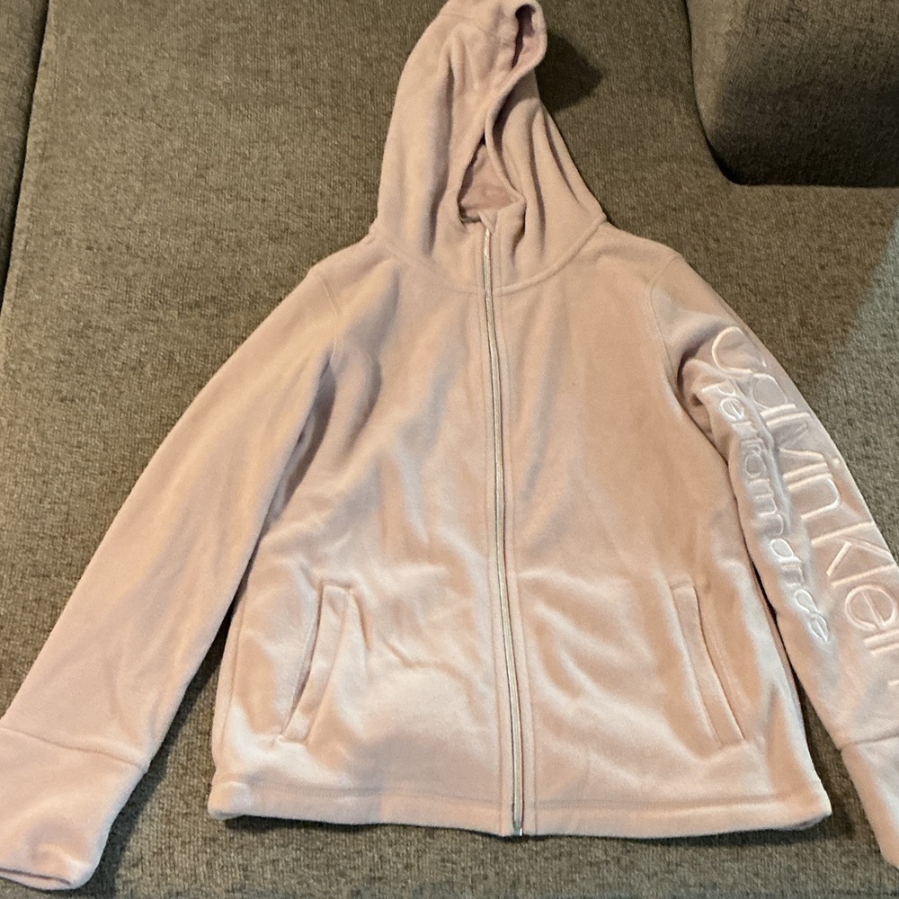 Calvin Klein Light Pink Fleece Hoodie